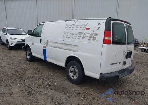 2007 Chevrolet Express Work Van z USA, uszkodzony, nr VIN 1GCGG25V071209611